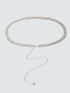 Chain belt with crystal embellishments image number 1