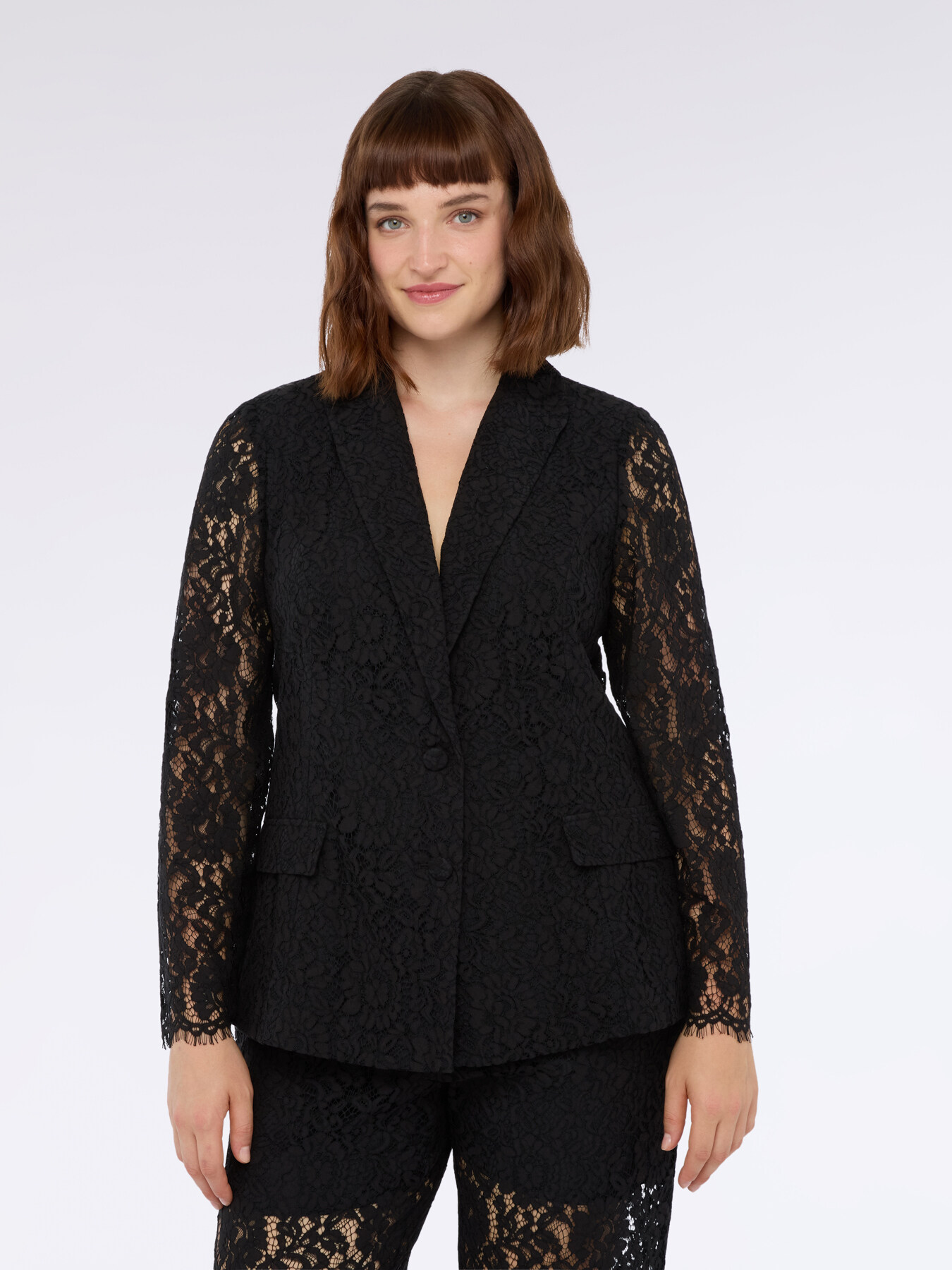 Lace blazer image number 3