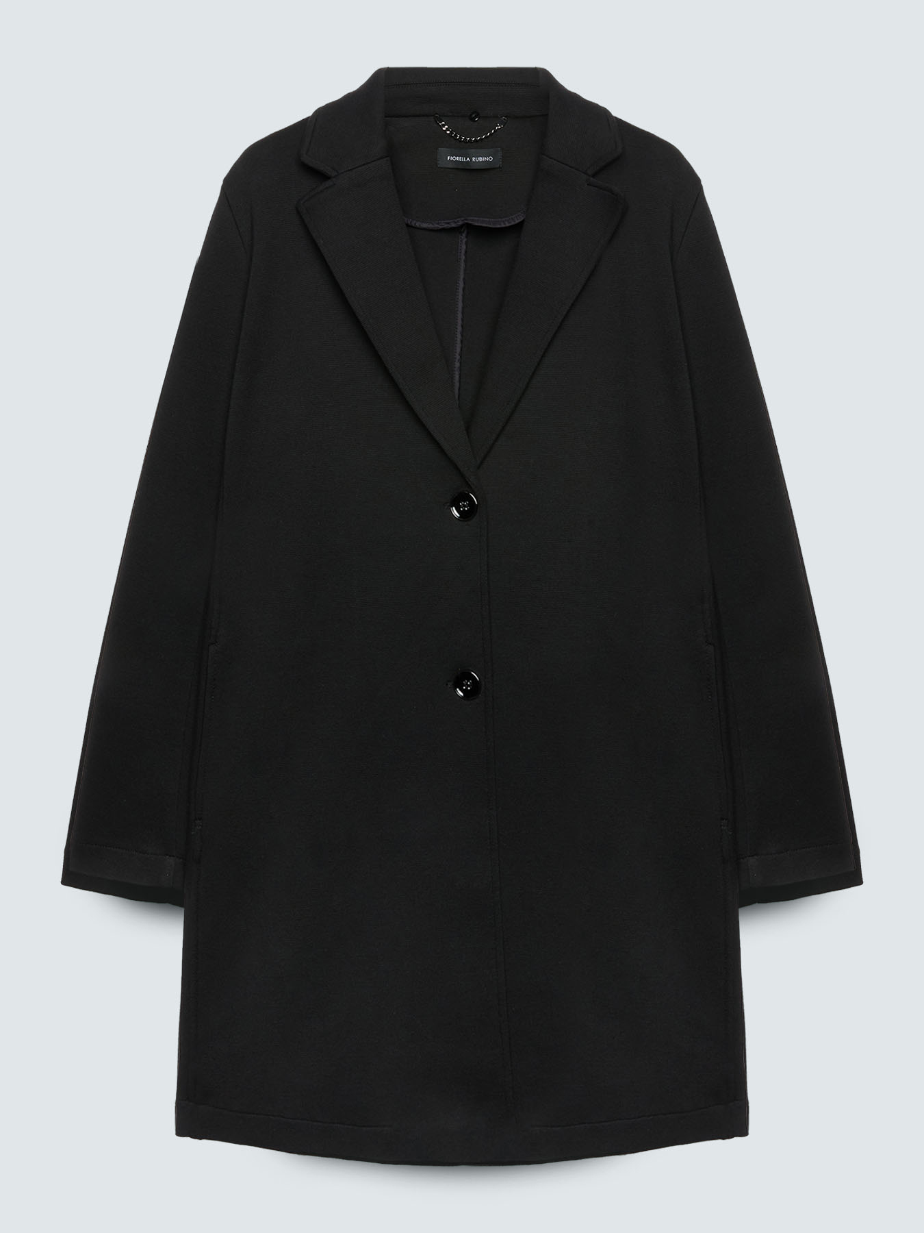 Cappotto in scuba con davantino rimovibile image number 5