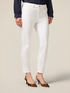 Pantaloni skinny in cotone e tencel con bottone gioiello image number 3