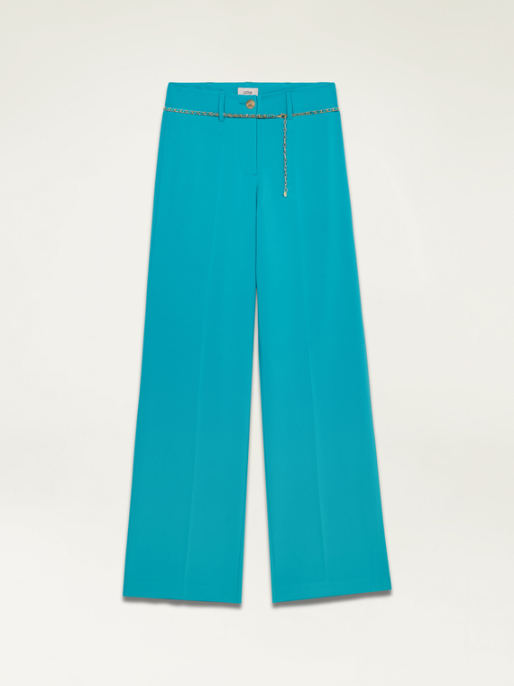 Pantalon flare en tissu technique