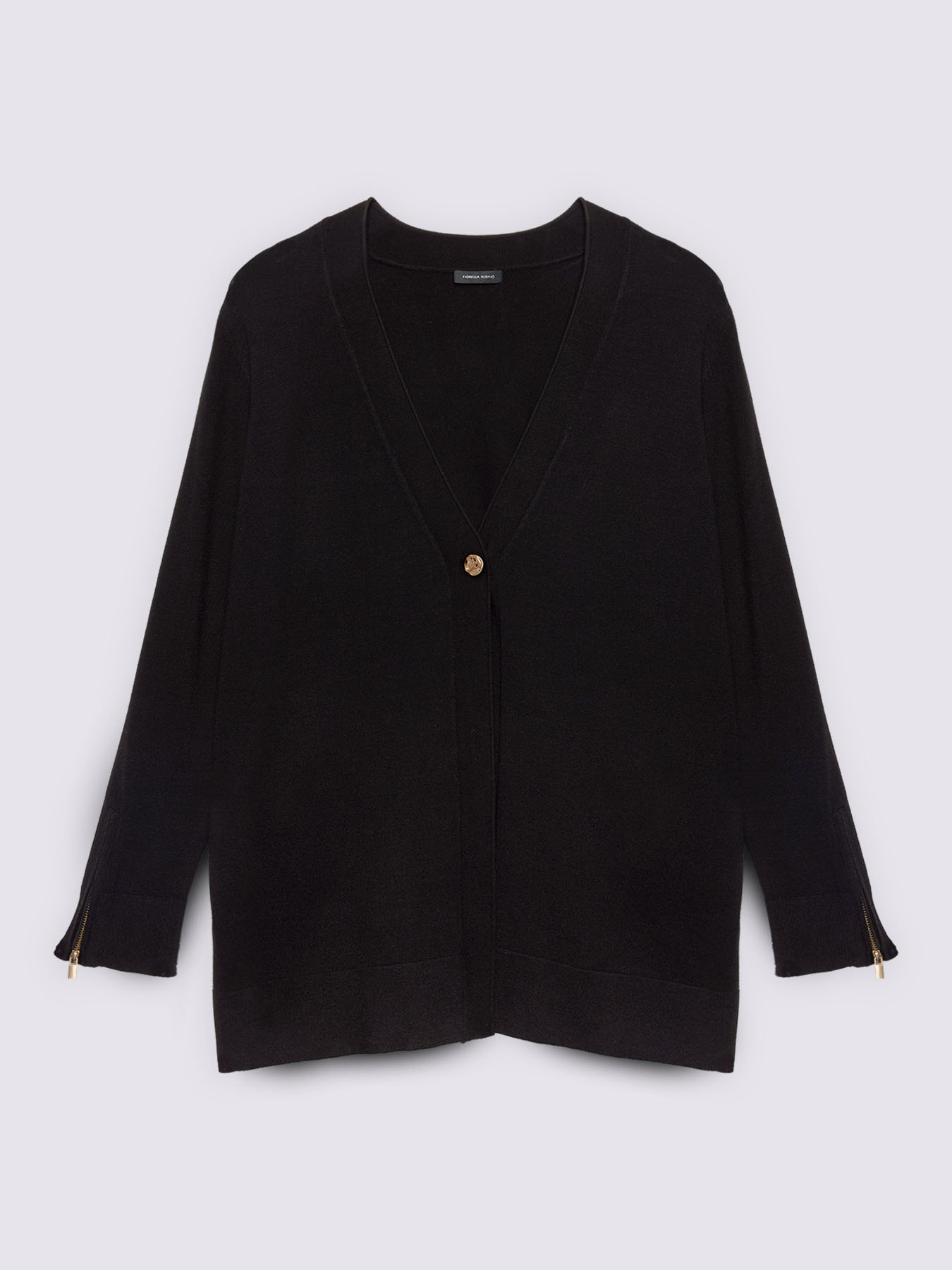 Cardigan with zip details image number 4