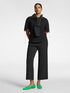 Pantalon palazzo en scuba image number 0