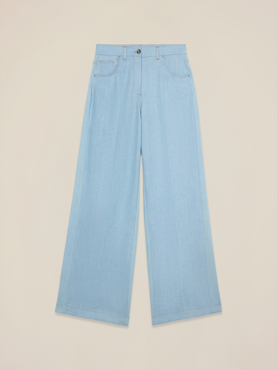 Palazzo pants in Tencel