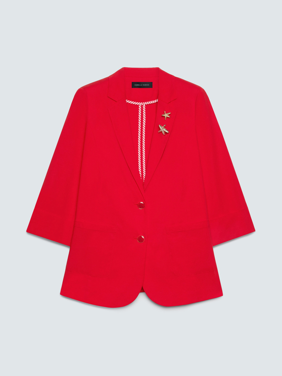 Blazer with pins