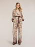 Pantalon palazzo en satin de viscose image number 2