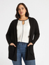 Oversized LENZING™ ECOVERO™ viscose cardigan image number 2