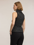 Maglia senza maniche con paillettes image number 1