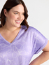 T-Shirt mit Blumenmuster mit Viskose LENZING™ ECOVERO™ image number 2