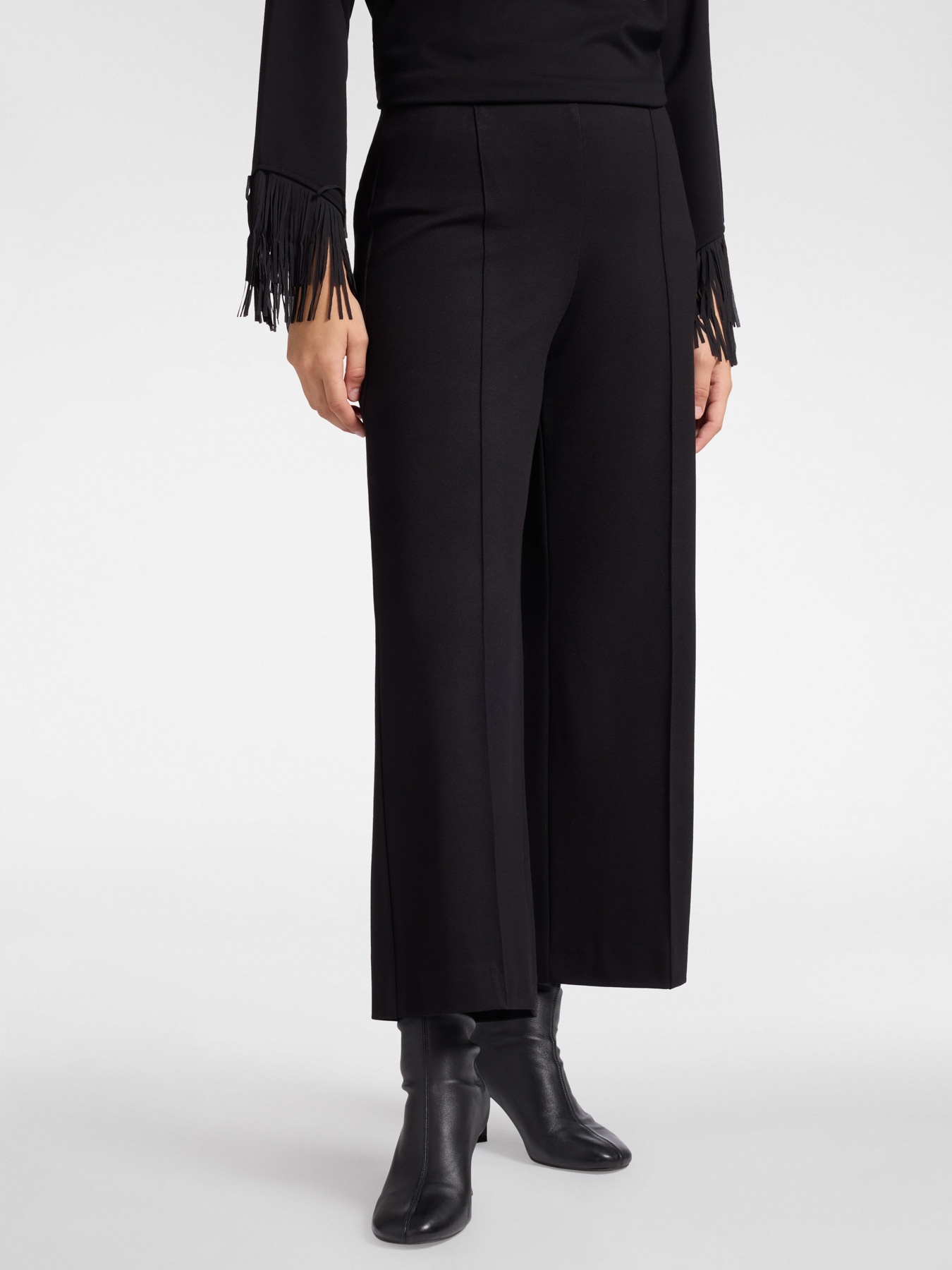 Jersey pull-on trousers image number 2