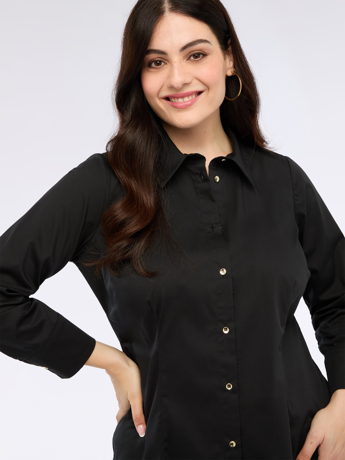 Hemd aus Stretch-Baumwolle image number 2