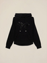 Maglia con cappuccio e paillettes image number 3