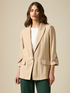 Blazer in twill di viscosa image number 0