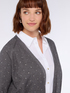 Fine knit cardigan with glittery appliqu&eacute;s image number 3