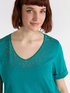 T-shirt with rhinestones image number 3