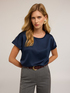 Bi-material T-shirt image number 2