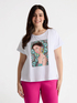T-shirt avec impression portrait image number 2
