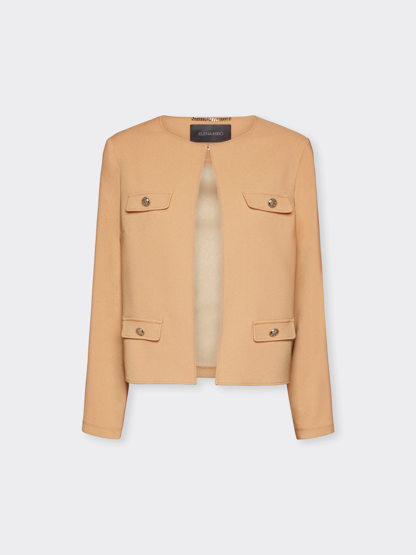 Giacca corta girocollo image number 4