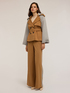 Trench coat with scuba inserts image number 2