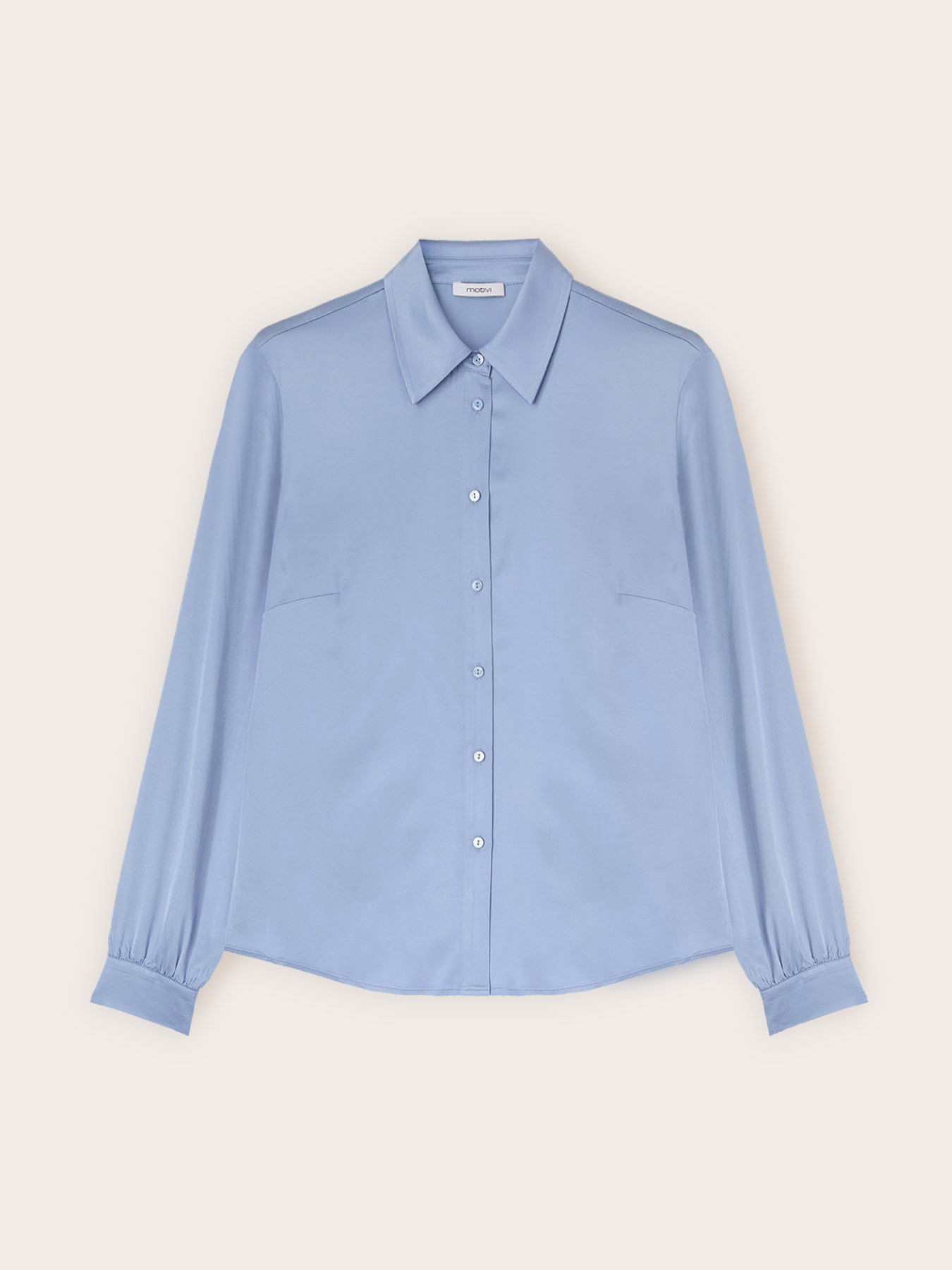 Viscose satin shirt image number 3