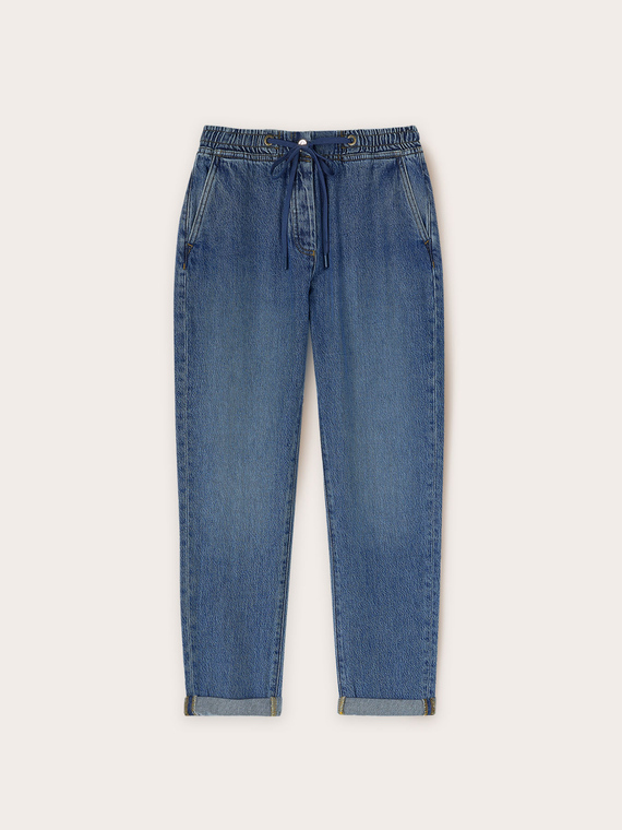 Slouchy jeans with lyocell blend