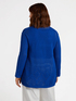 Langer Cardigan mit Lochmuster image number 1