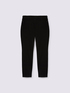 Total black jeggings with elasticated waist image number 4