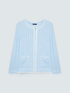 Cardigan aus gestreiftem Strick image number 4
