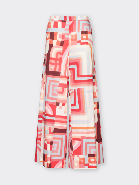 Bedruckte Palazzo-Hose