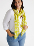 Printed and embroidered stole image number 0