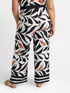 Foliage print trousers image number 1