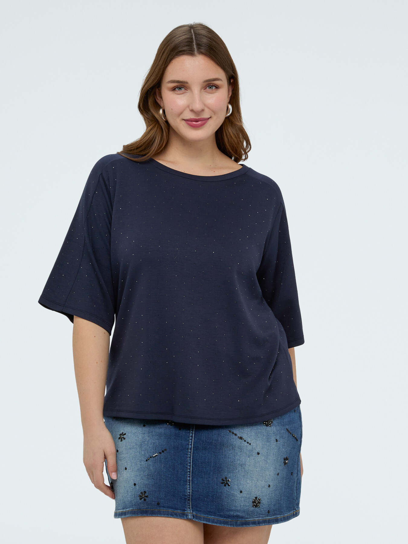 Felpa con applicazioni luminose image number 1