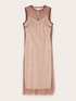 Rochie tip furou din tulle brodat image number 4