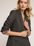 Blazer strutturato in tessuto armaturato misto lurex image number 3