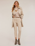 Sweater with openwork sleeves image number 3