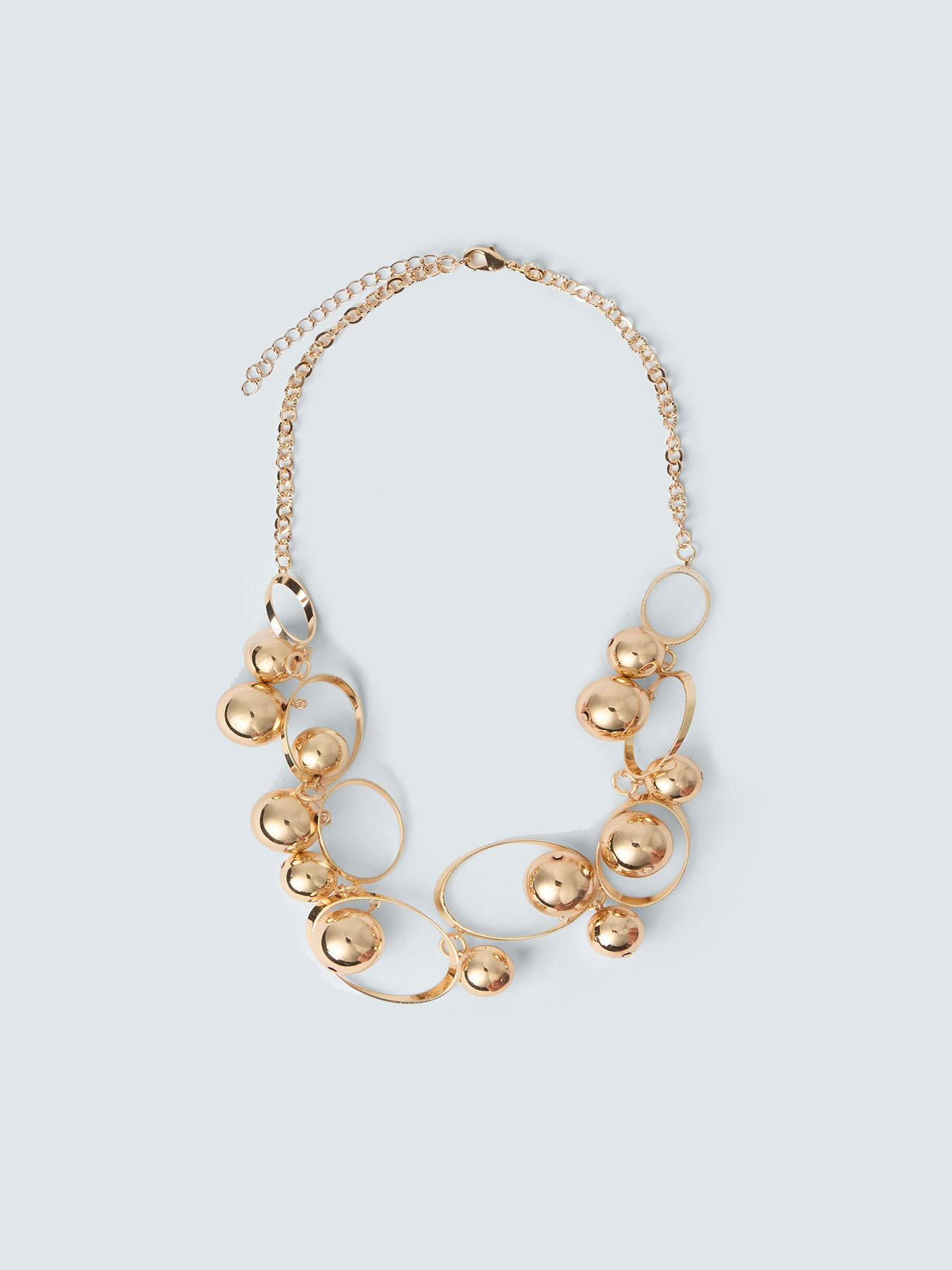 Collana con sfere e anelli image number 1