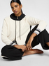 Cardigan misto viscosa con cappuccio e zip image number 0