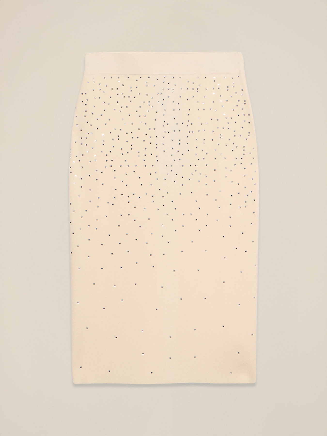 Gonna in maglia con cristalli image number 4