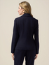 Blazer jacket in scuba crepe fabric image number 1