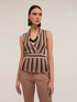 Top en maille lurex à rayures image number 2