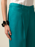 Wide-leg linen blend trousers image number 2