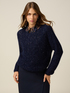 Maglia misto mohair con paillettes image number 0