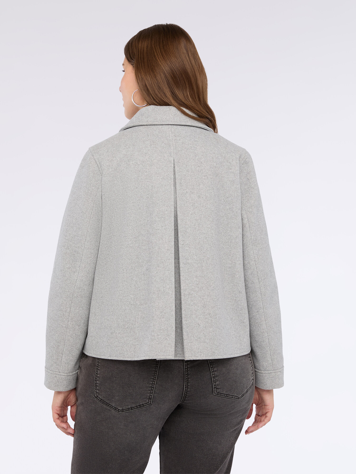 Short jacket in knitted fabric image number 1