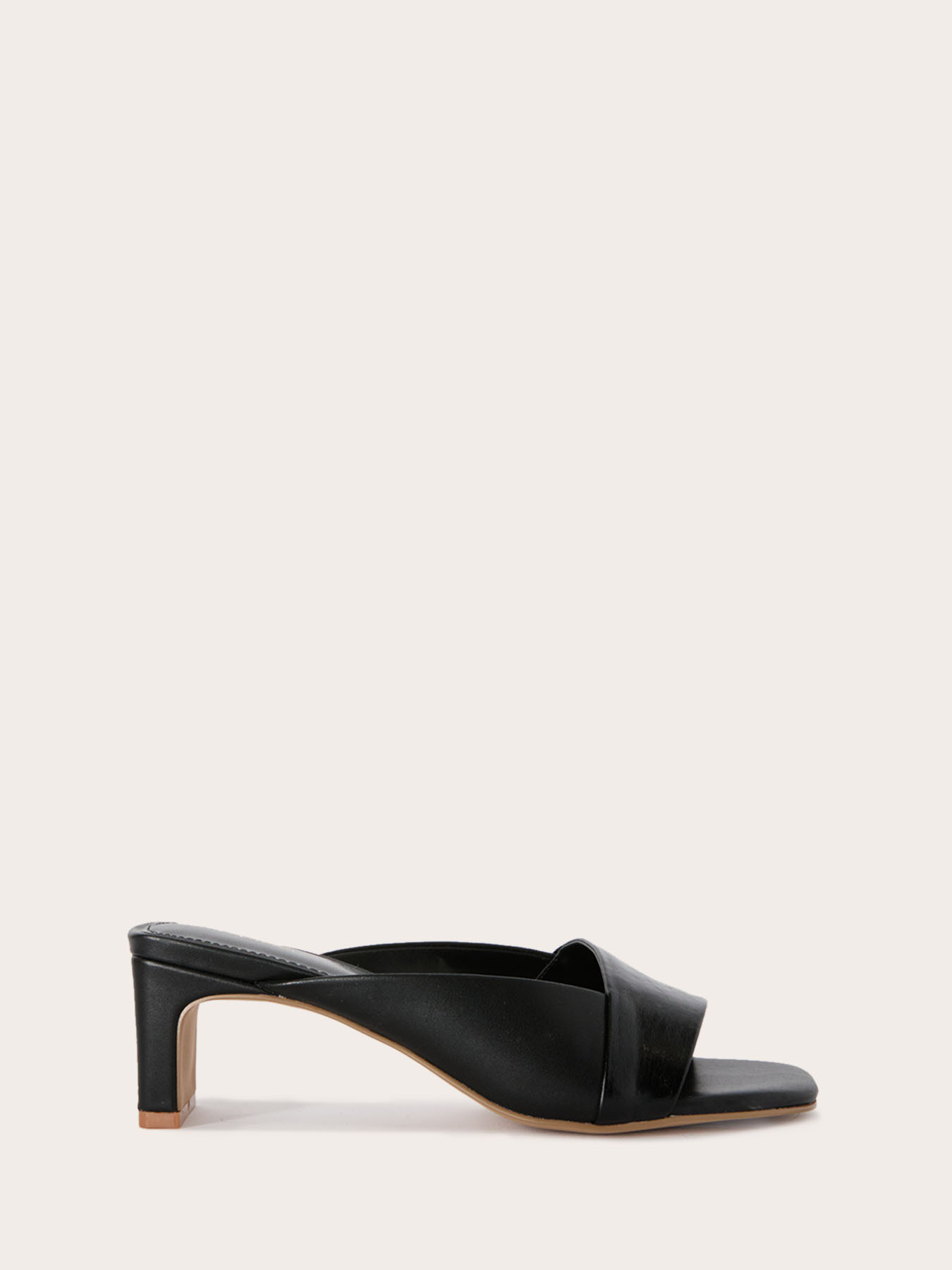 Mules en tissu enduit image number 1