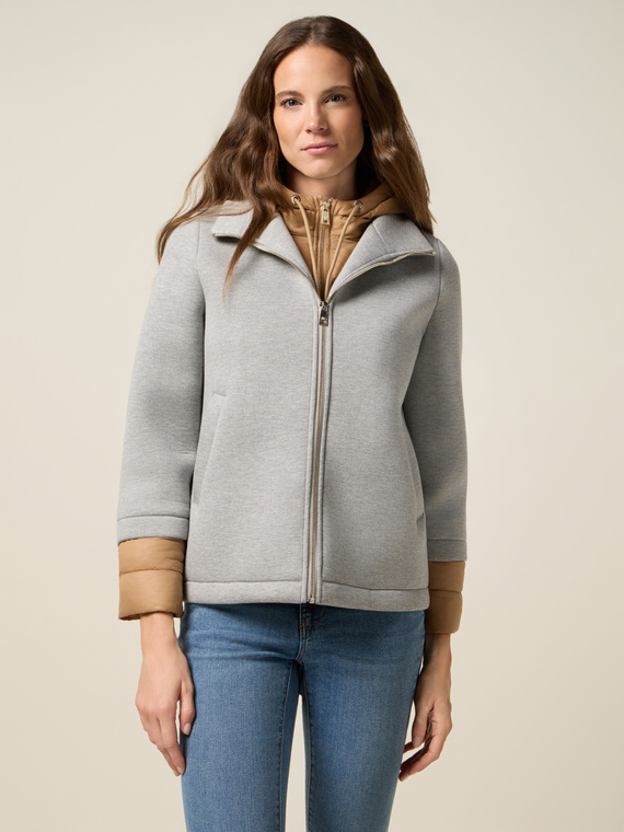 Zweistoffige kombinierte Jacke