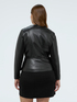 Giacca biker con cinturina image number 2