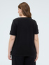 T-Shirt aus Jersey mit Drapierung image number 1