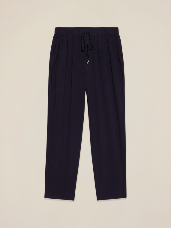 Flowy viscose trousers