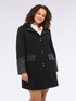 Cappotto con dettagli in tessuto lucido image number 2