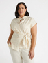 Camicia con borchie e nodo laterale image number 2